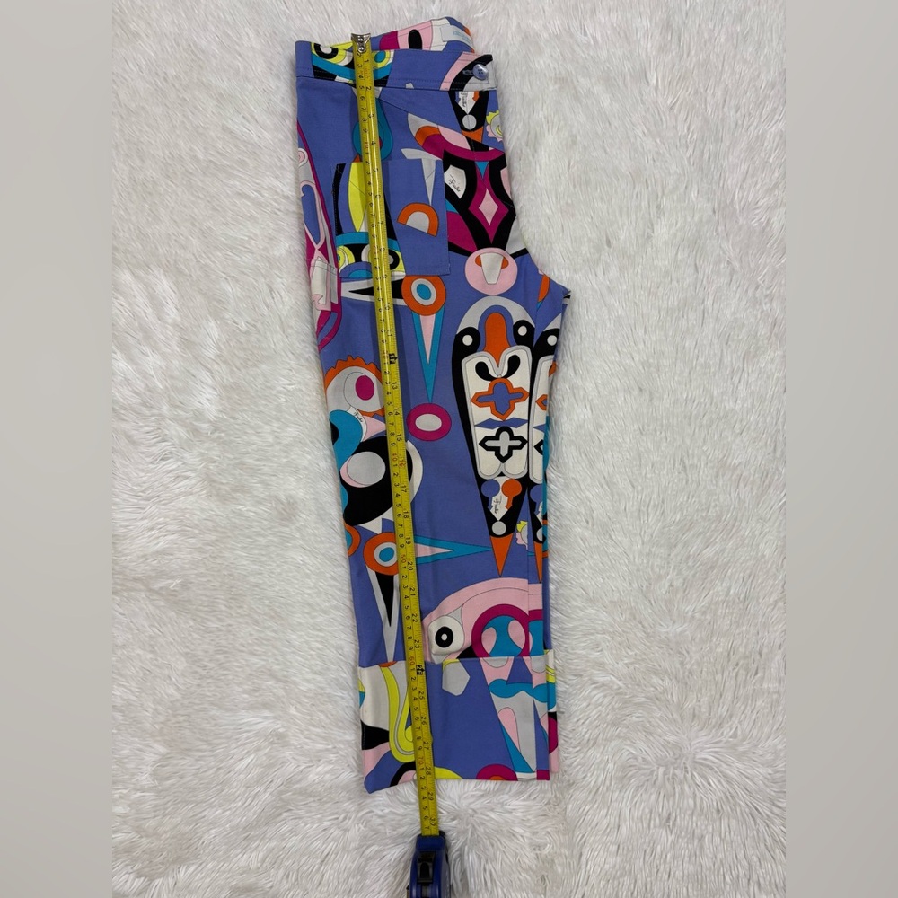 Emilio Pucci Multicolor Abstract Pattern Pants - Picture 6 of 10